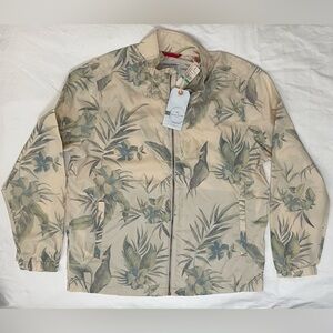 NWT Tommy Bahama Men’s Tropical Leaf Floral Lightweight Jacket